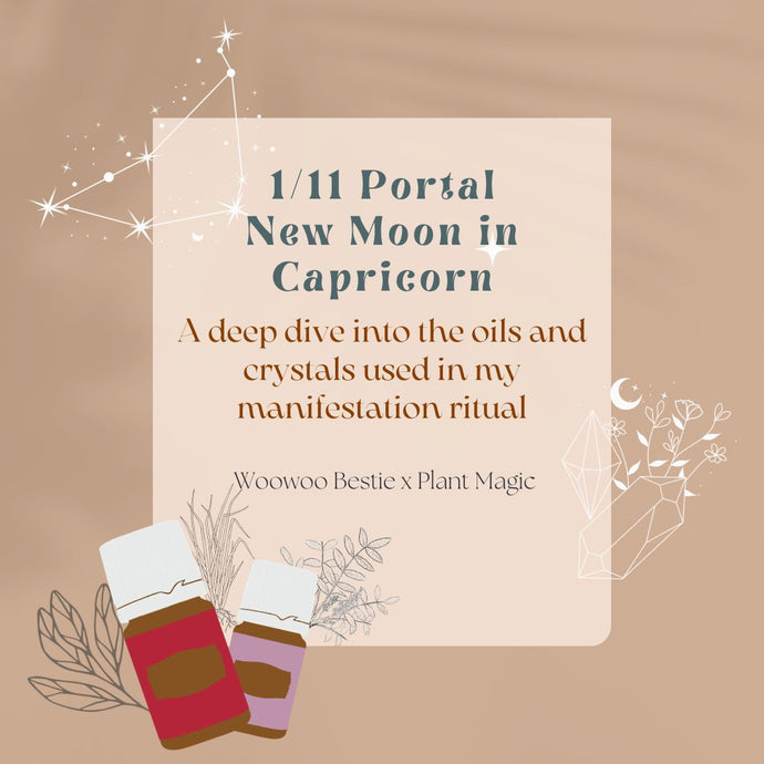 1/11 Portal New Moon Oils and Crystals